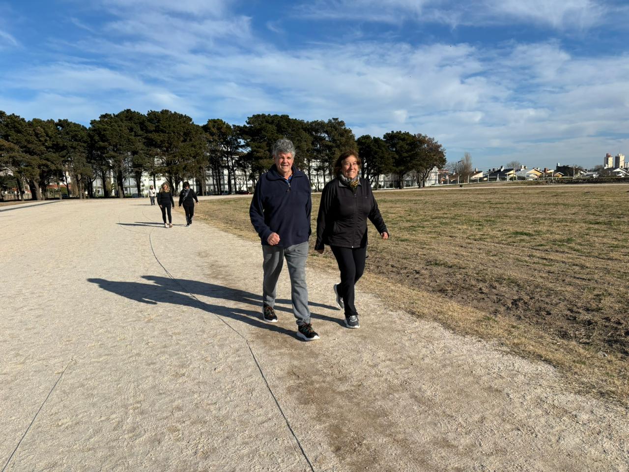 El binomio ganador, integrado por Antonio Birgé y María Díaz